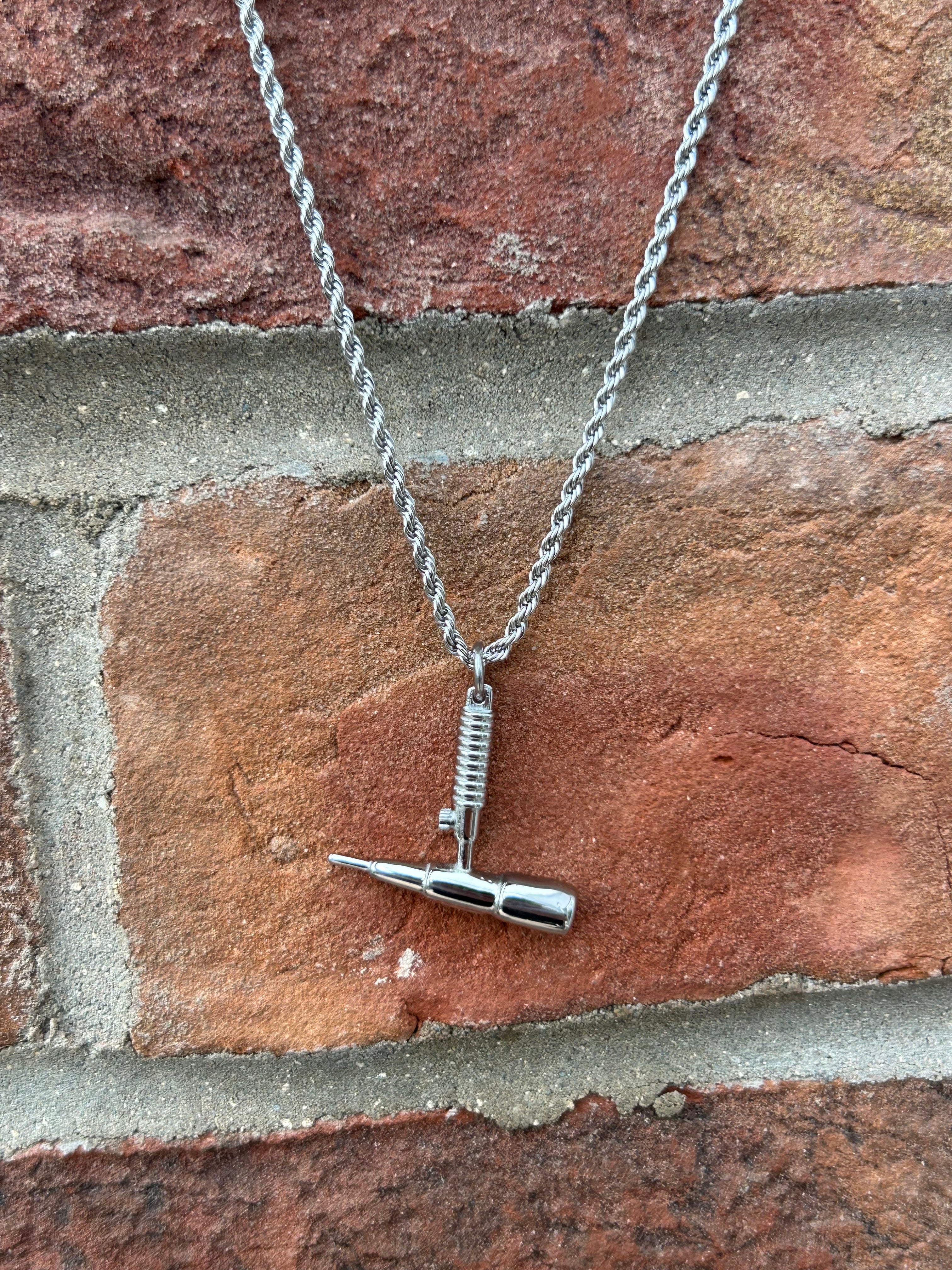 Stainless TIG Torch Pendent with Necklace
