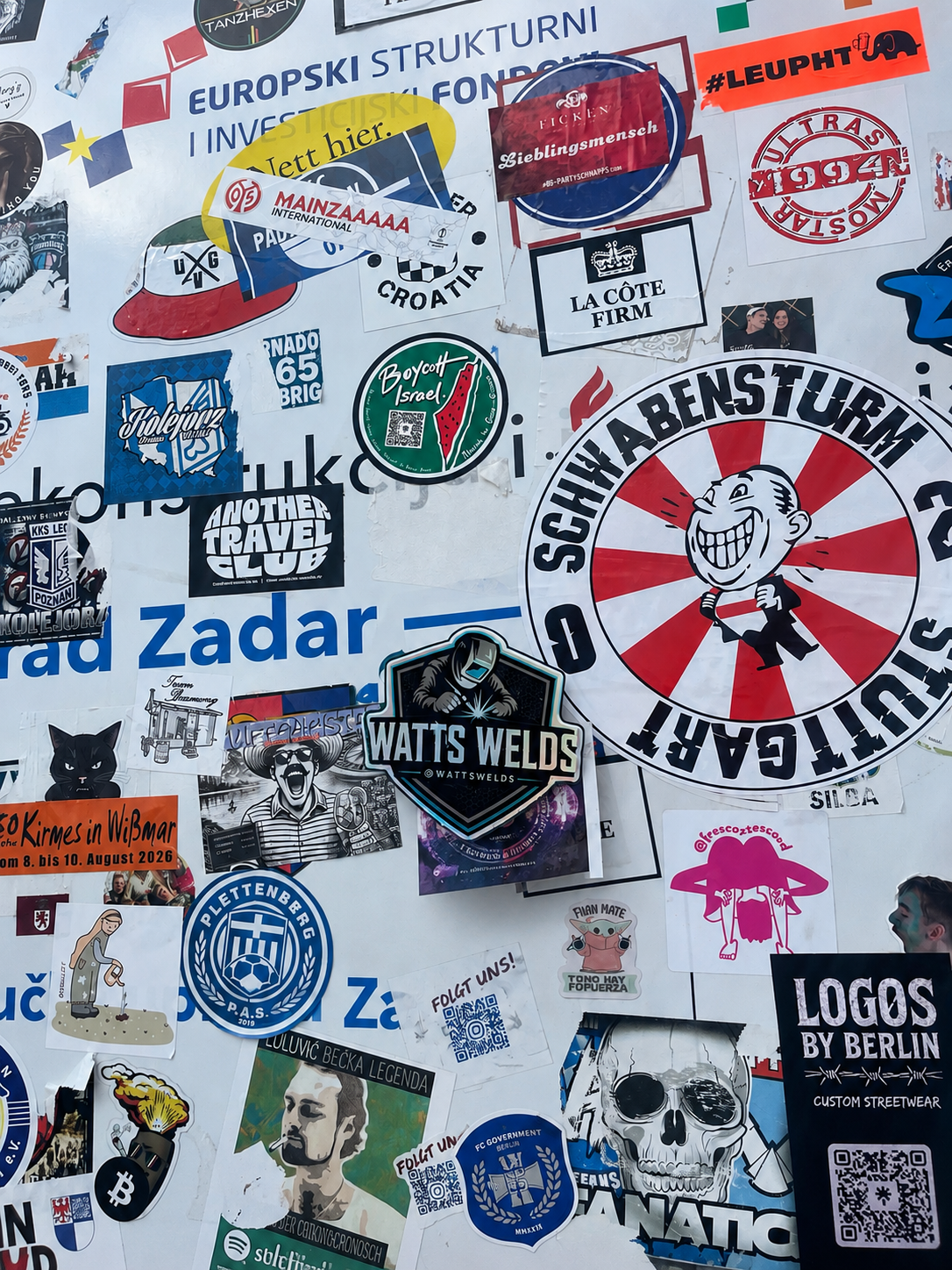 WattsWelds Holographic Stickers