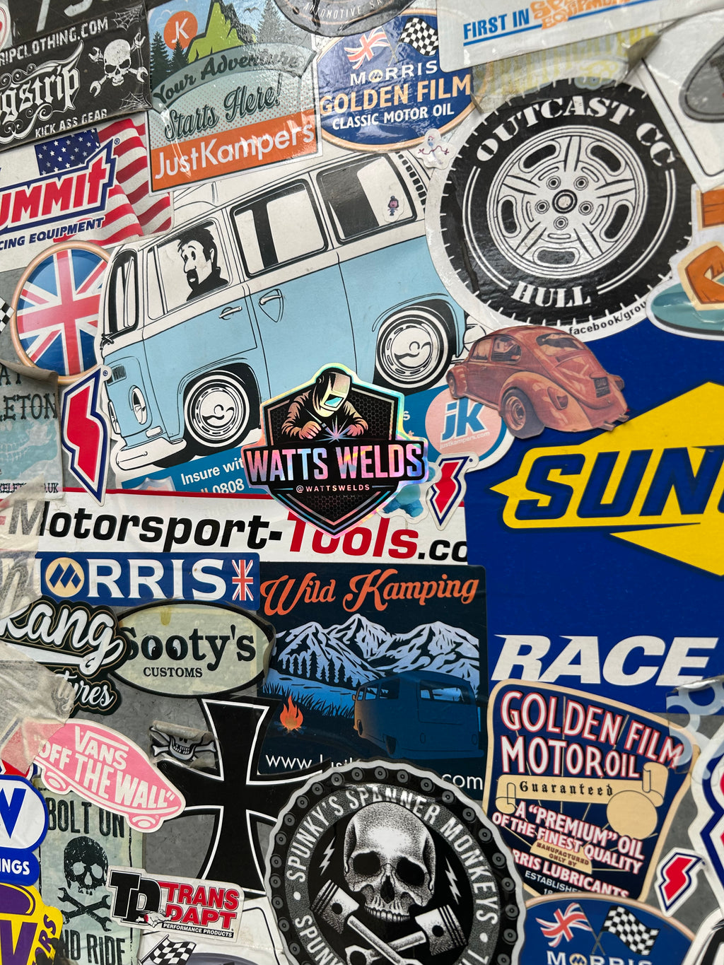 WattsWelds Holographic Stickers